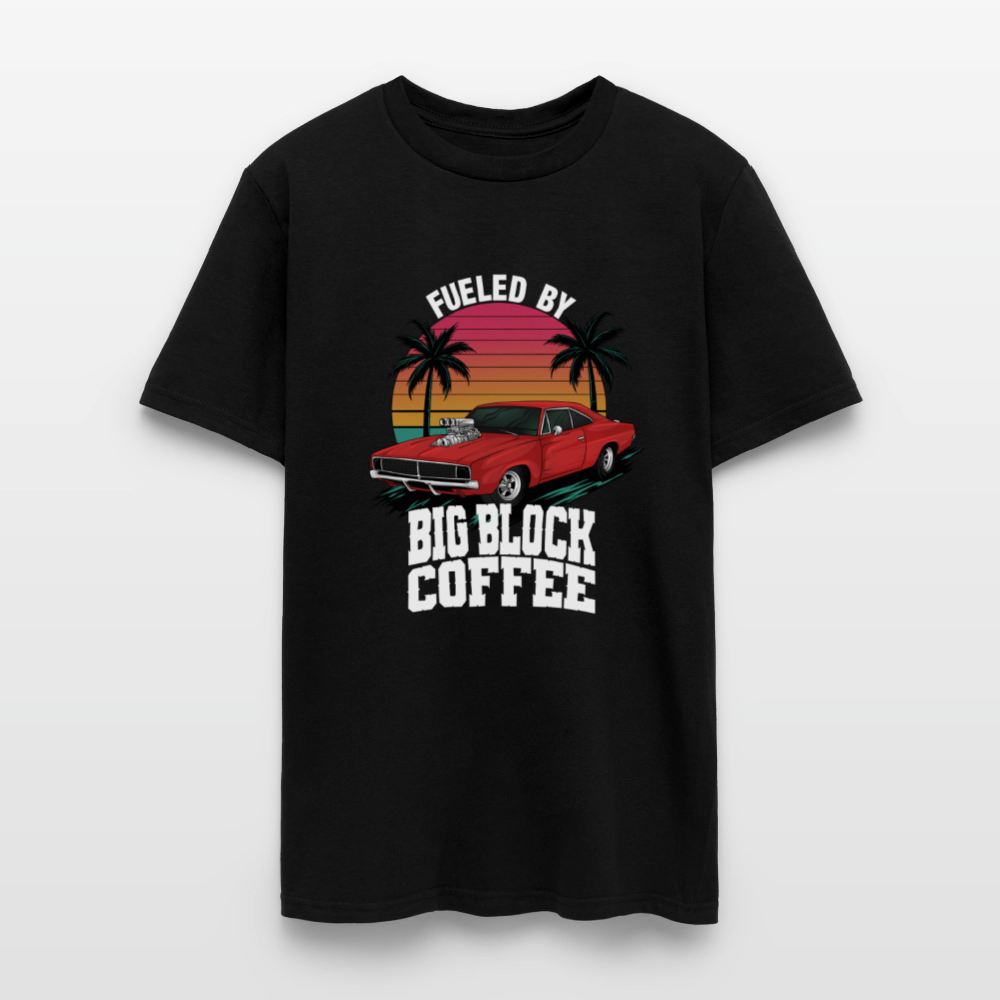 Fueled By Big Block Coffee T Shirt - Basic - black