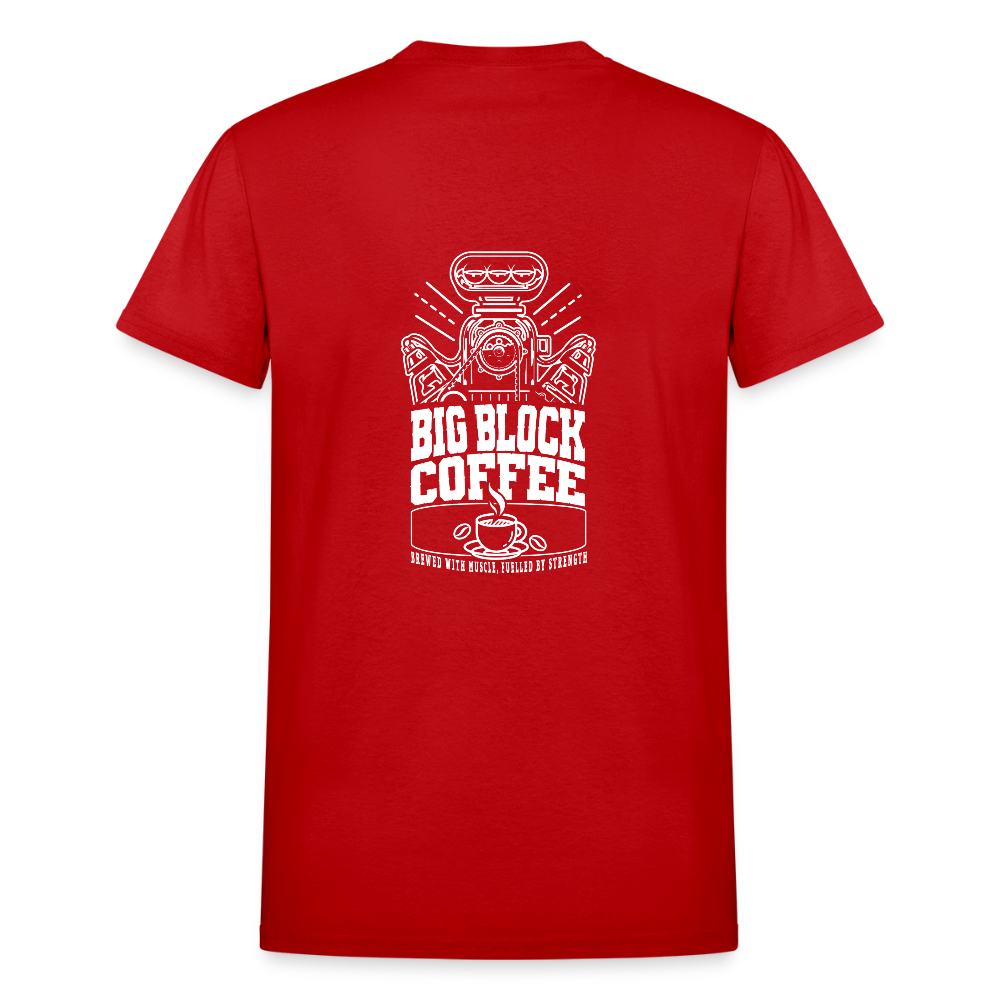 I Love Big Block Coffee - red