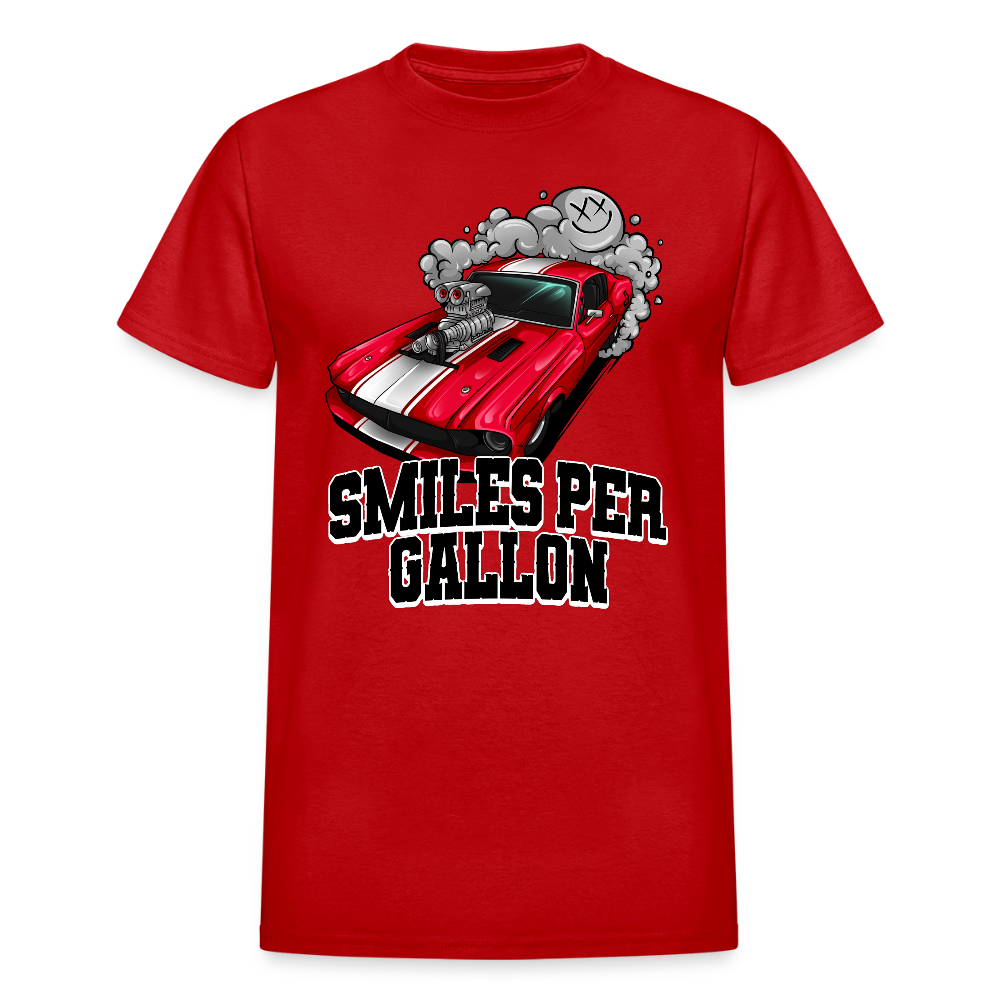 Smiles Per Gallon - red