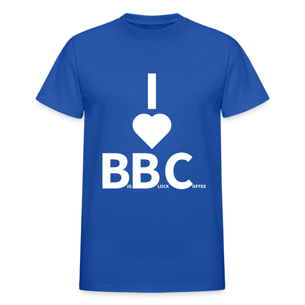 I Love Big Block Coffee - royal blue