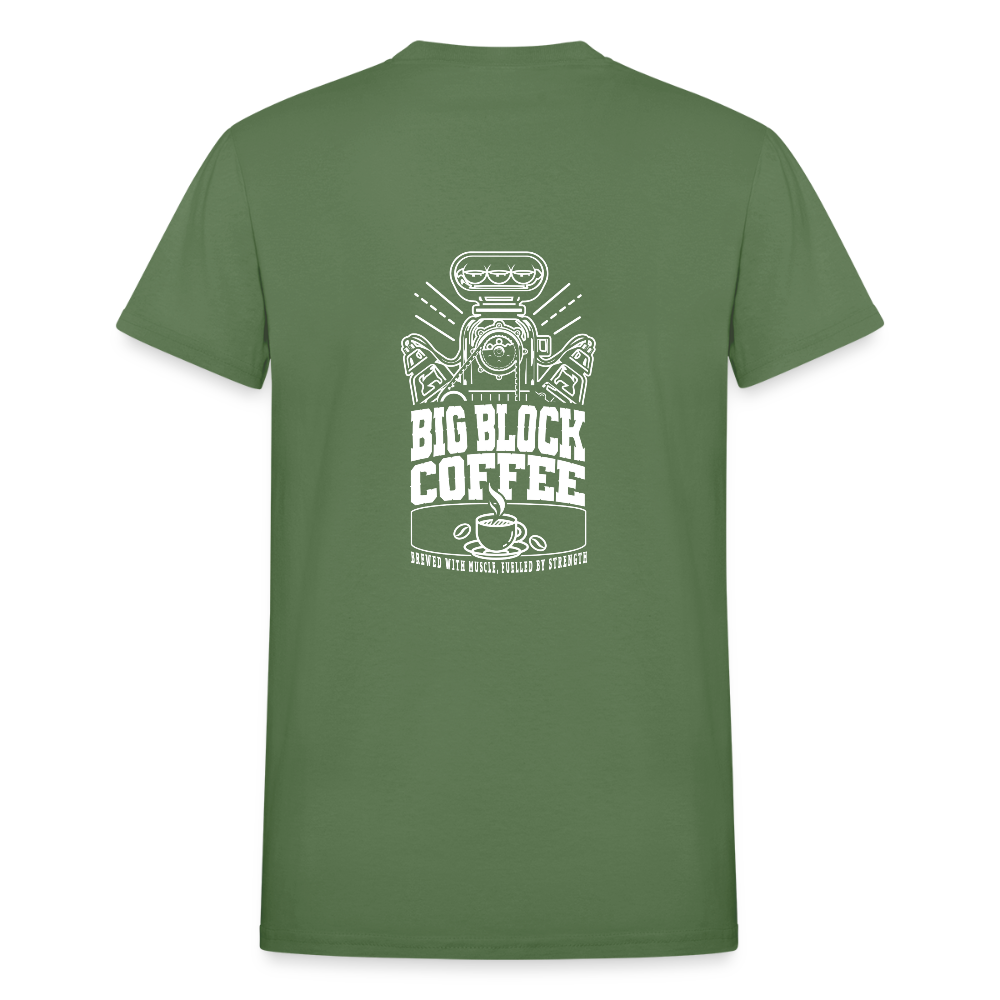 I Love Big Block Coffee - military green