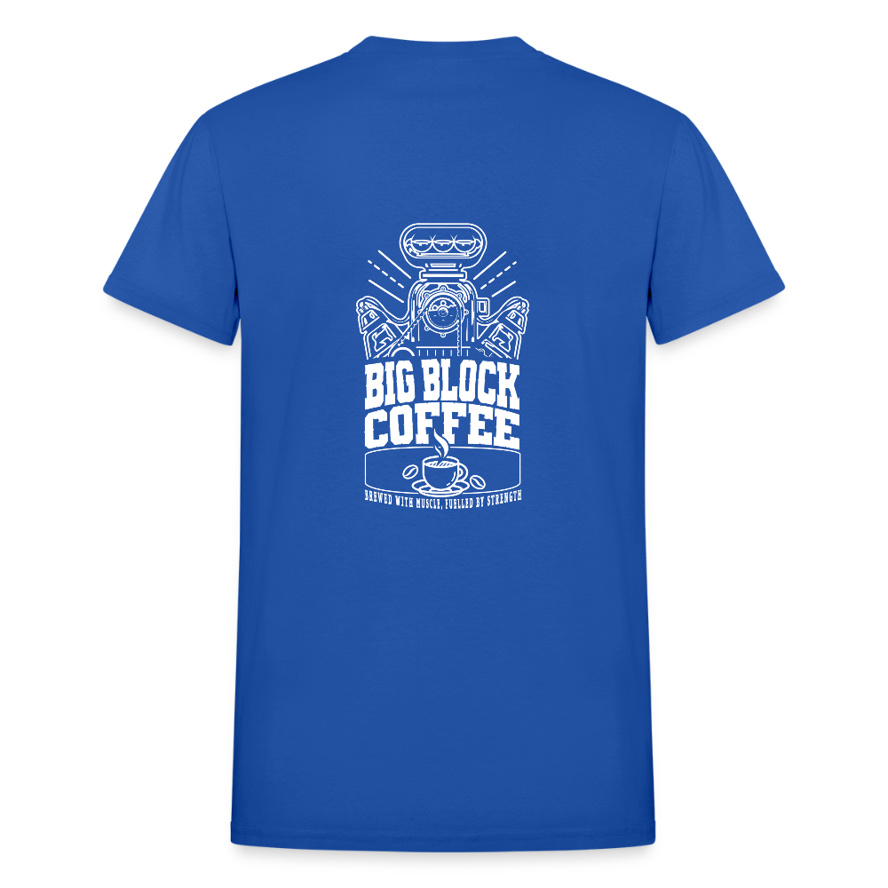 I Love Big Block Coffee - royal blue