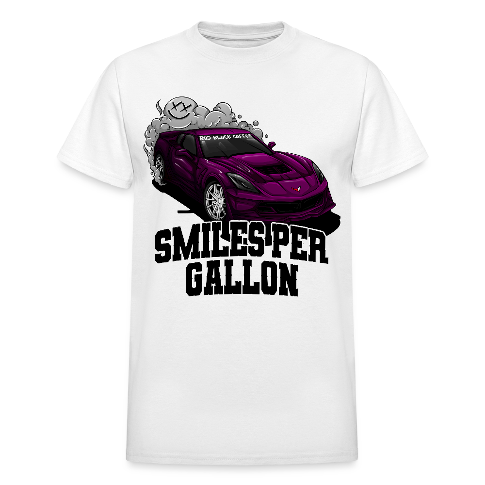 Smiles Per Gallon - Ghost - white
