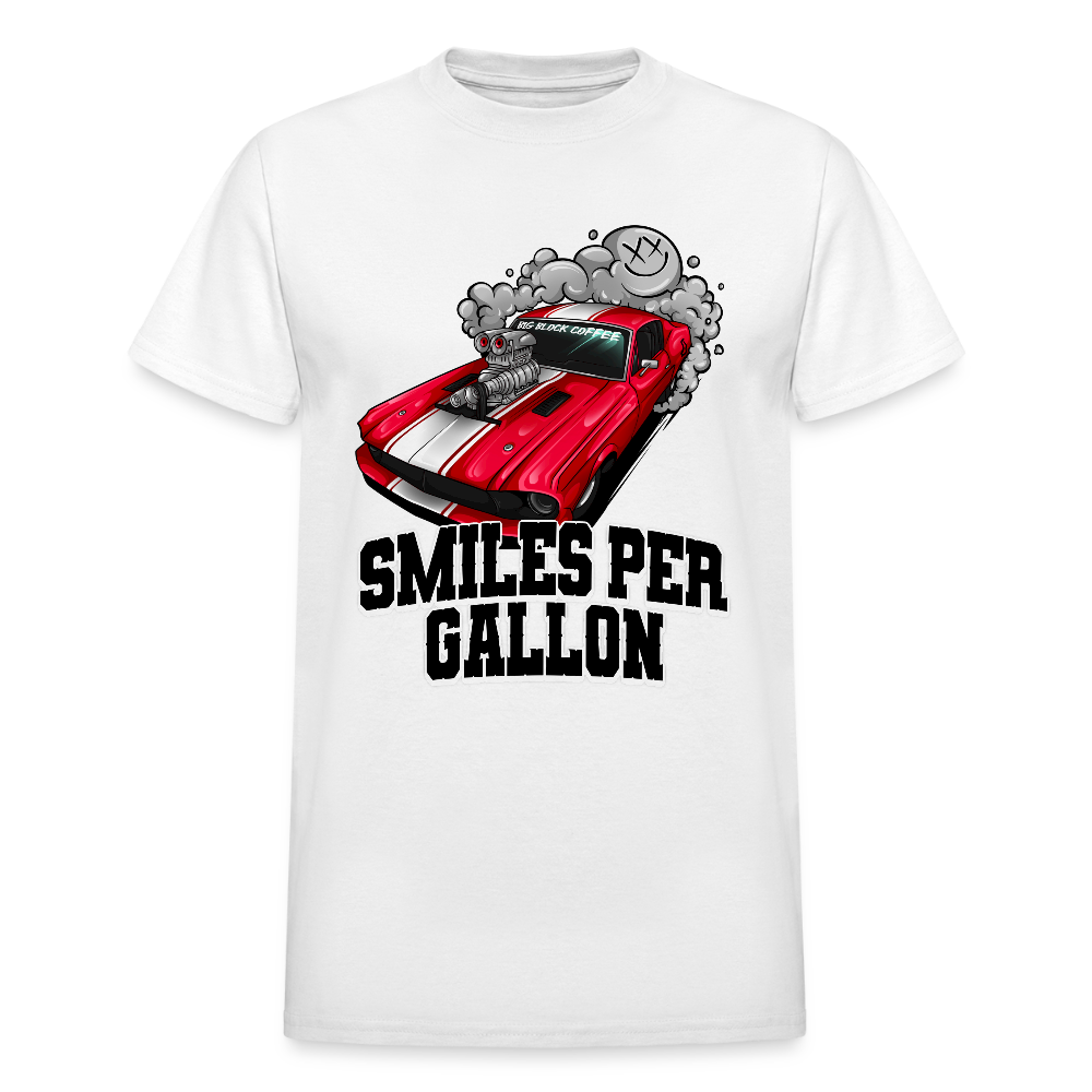 Smiles Per Gallon - Rocket - white