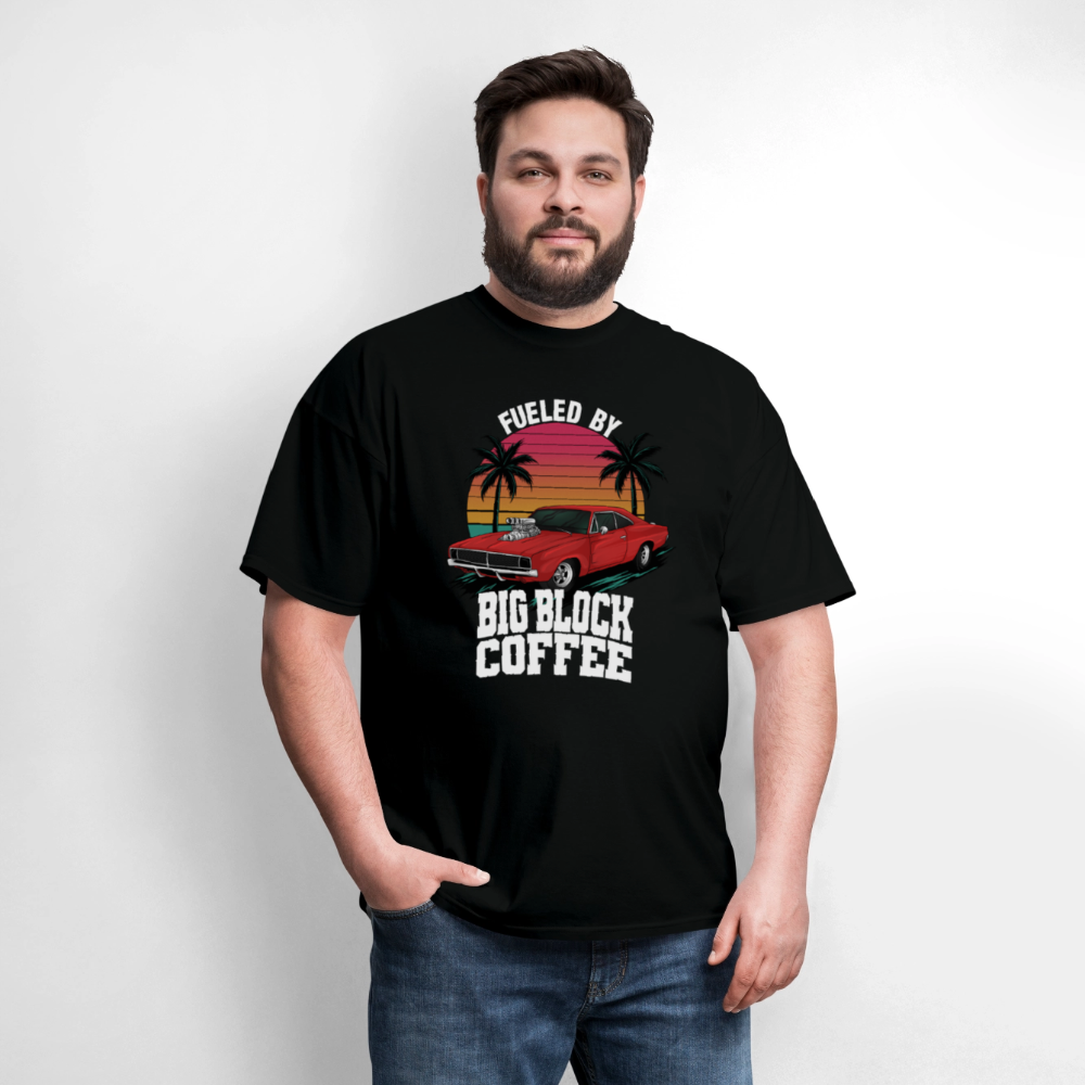 Fueled By Big Block Coffee T Shirt - Basic - black