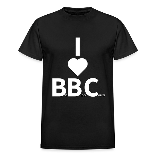 I Love Big Block Coffee - black