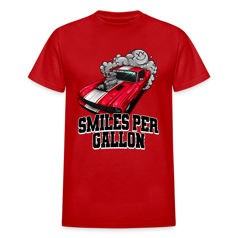 Smiles Per Gallon - Rocket - red